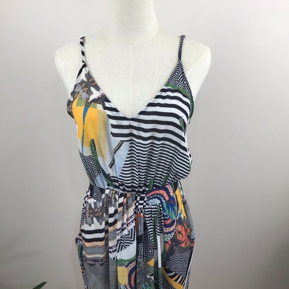 Sheike size 8 tropical jungle print dress - Picture 4 of 6